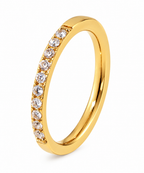 Élodie Eternity Ring. 18k Gold PVD